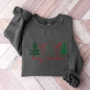 Preppy Christmas Tree Sweatshirt