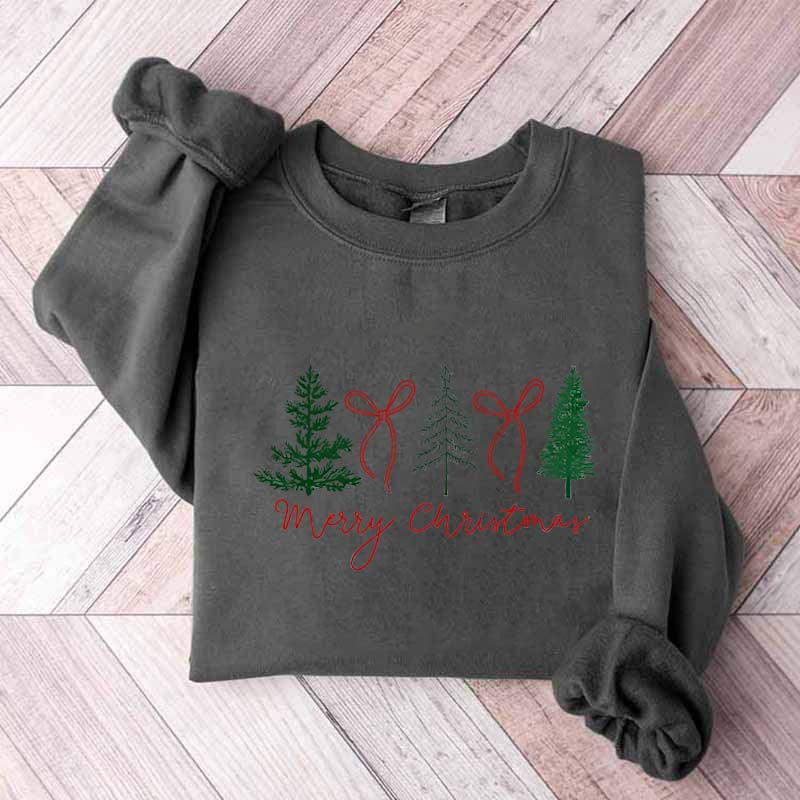 Preppy Christmas Tree Sweatshirt