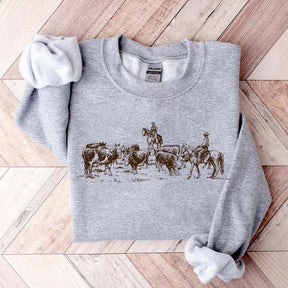 Western Horse Cowboy Rodeo Sweatshirt