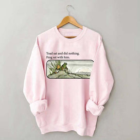 Frog And Toad Book Lover Sweatshirt