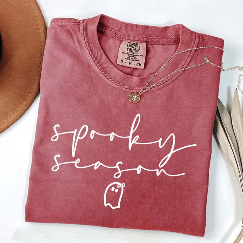 Comfort Colors Cute Spooky Season Fall T-Shirt