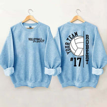 Personalized Team Spirit Volleyball Sweatshirt