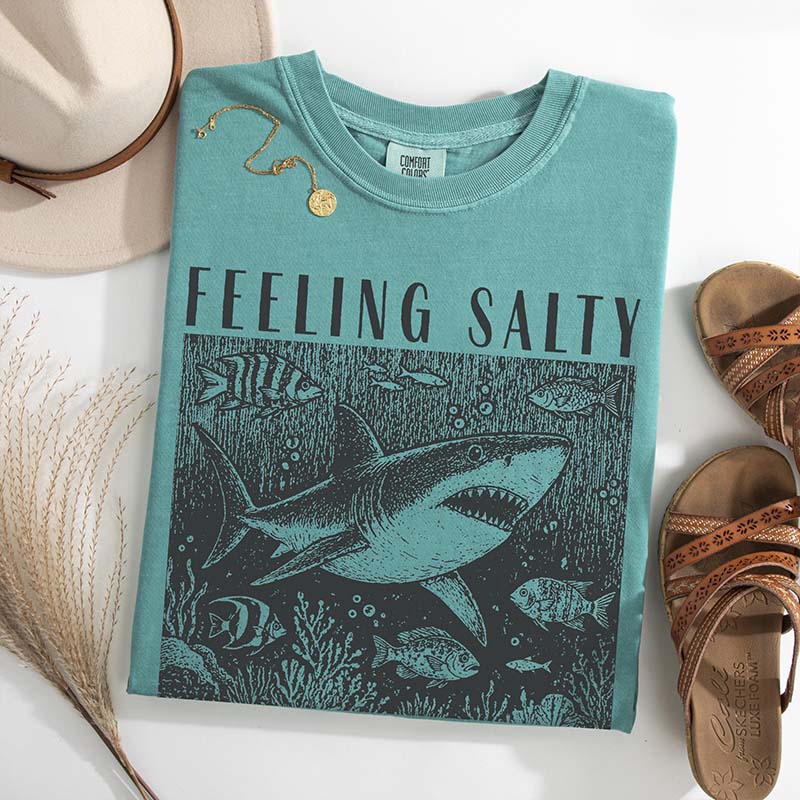 Feeling Salty Retro Summer Ocean T-Shirt