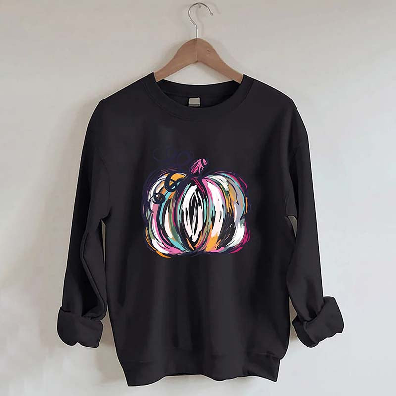 Watercolor Pumpkin Sweatshirt