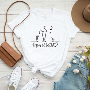 Mom Of Both Dog And Cat T-Shirt