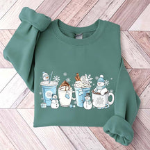 Winter Coffee Cups Sweatshirt