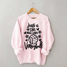 Floral Volleyball Sweatshirt