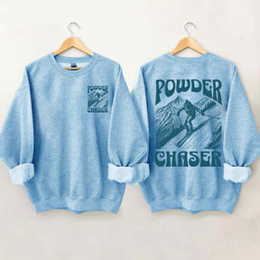 Powder Chaser Funny Skiing Sweatshirt