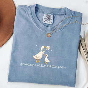 Growing A Silly Little Goose Pregnancy Announcement T-shirt