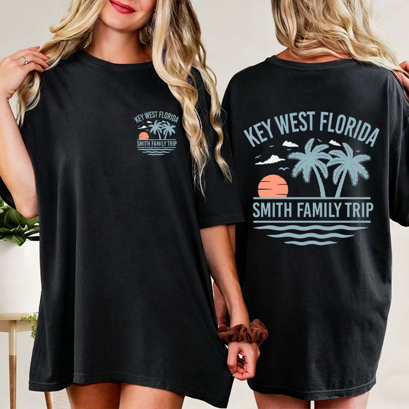 Personalized Family Beach Vacation T-Shirt