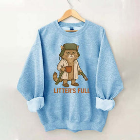 Litter's Full Christmas Vacation Cat Sweatshirt