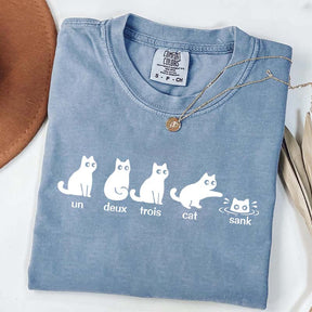 Un Deux Trois Cat Cute T-Shirt
