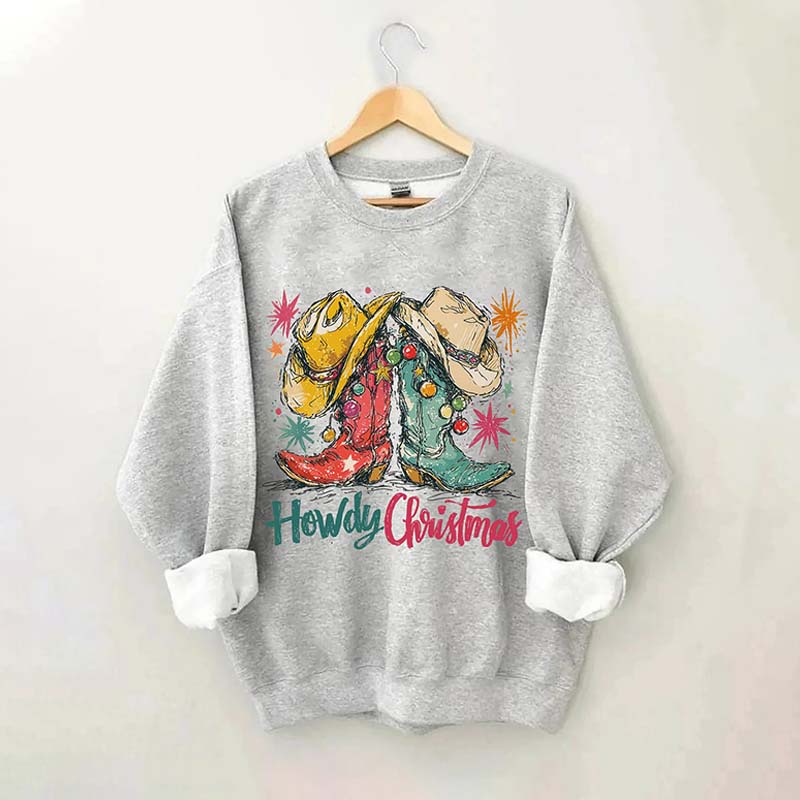 Cute Howdy Christmas Sweatshirt