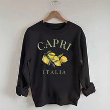 Capri Italia Lemons Amalfi Coast Sweatshirt