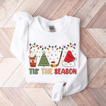 Tis The Season Hockey Christmas Tree Sweatshirt