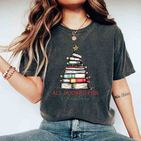 Christmas Books Tree Lover  T-Shirt