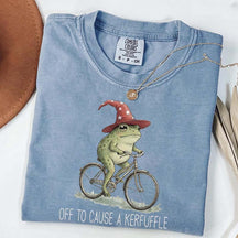 Off To Cause A Kerfuffle Frog T-Shirt
