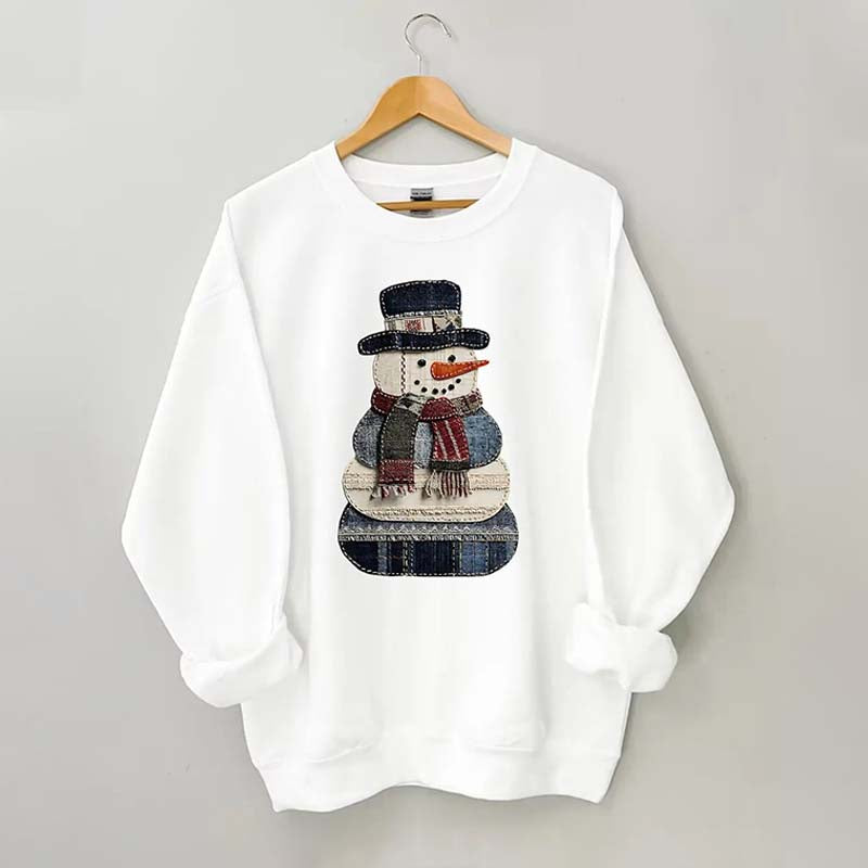 Patchwork Christmas Sweatshirt