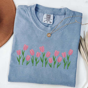 Cute Minimalist Tulip T-Shirt