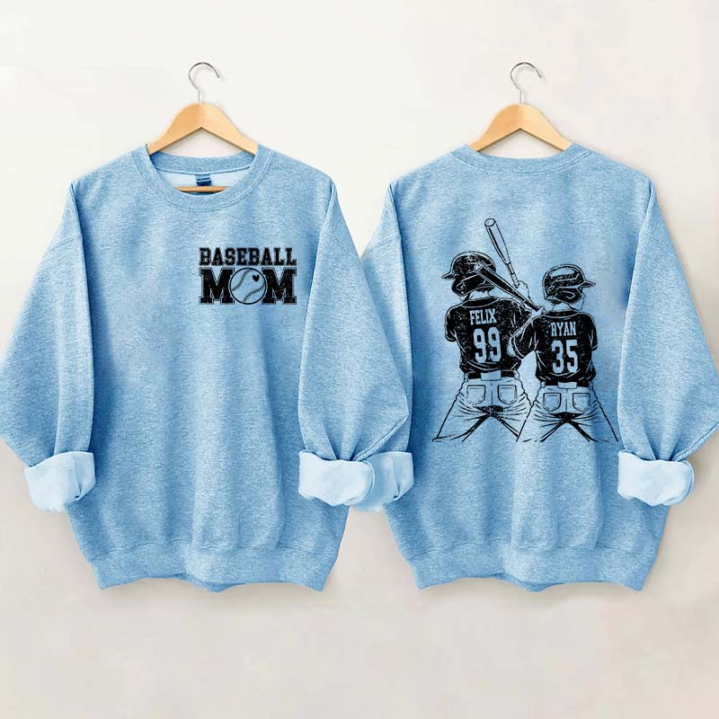 Customized Baseball Mom Sweatshirt