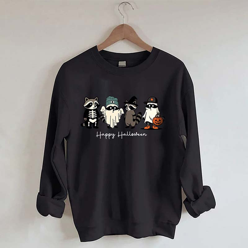 Cute Raccoon Ghost Sweatshirt