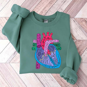 Heart Anatomy Sweatshirt
