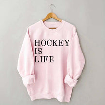 Hockey Is Life Minimalist Sweatshirt