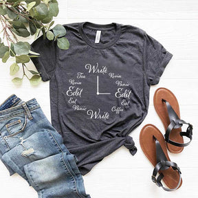 Writer Clock T-Shirt