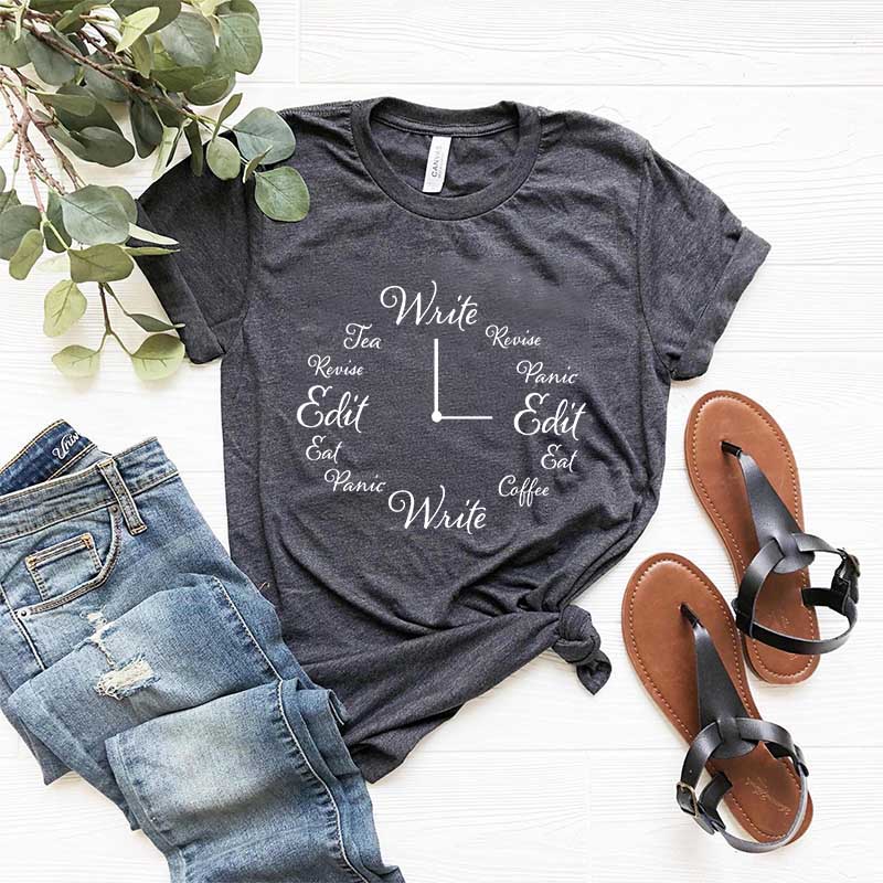 Writer Clock T-Shirt