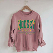 Retro Varsity Hockey Sweatshirt
