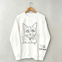 Personalized Pet Photo Dog Cat Sweatshirt