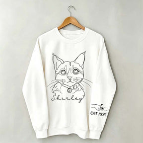 Personalized Pet Photo Dog Cat Sweatshirt