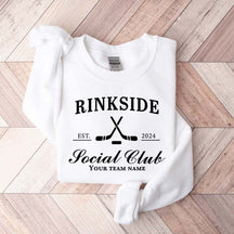 Personalized Hockey Mom Rinkside Social Club Sweatshirt