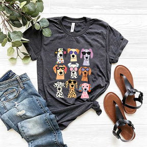 Cute Dog Puppy Graphic T-Shirt