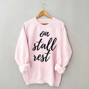 On Stall Rest Horse Riding Sweatshirt