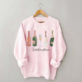 Bubble Please Champagne Sweatshirt