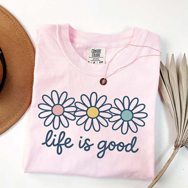 Life Is Good Daisy T-Shirt
