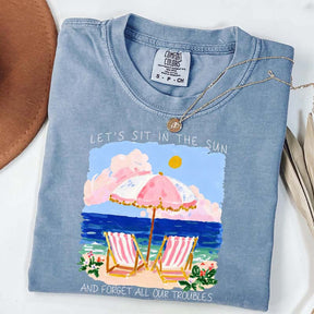 Sit In The Sun Coastal Summer T-Shirt