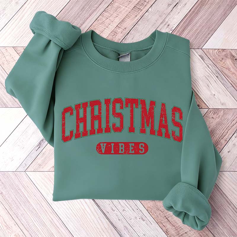 Retro Christmas Vibes Gift Sweatshirt
