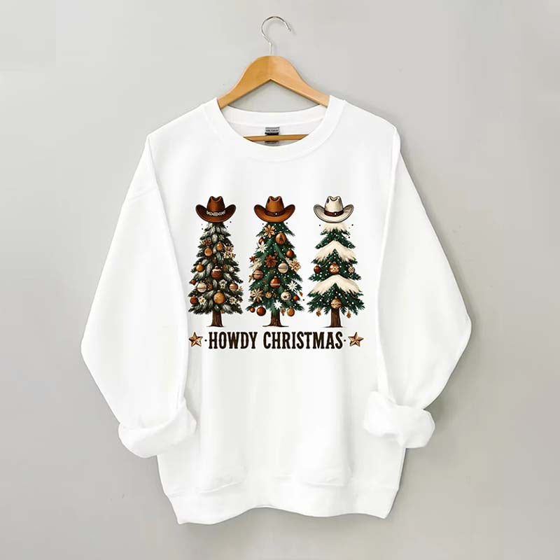 Western Christmas Tree Sweatshirt
