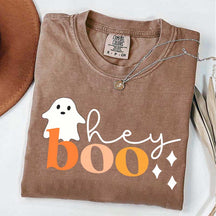 Hey Boo Ghost Halloween T-Shirt