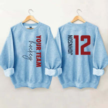 Custom Hockey  Name and Number Sweatshirt