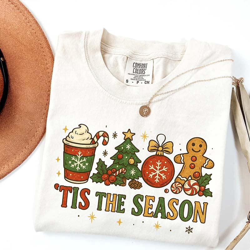 Comfort Colors Christmas Tis the Season T-Shirt