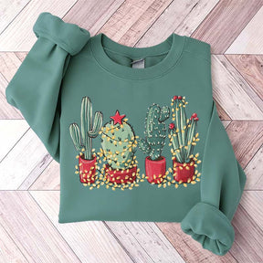 Christmas Cactus Cute Sweatshirt