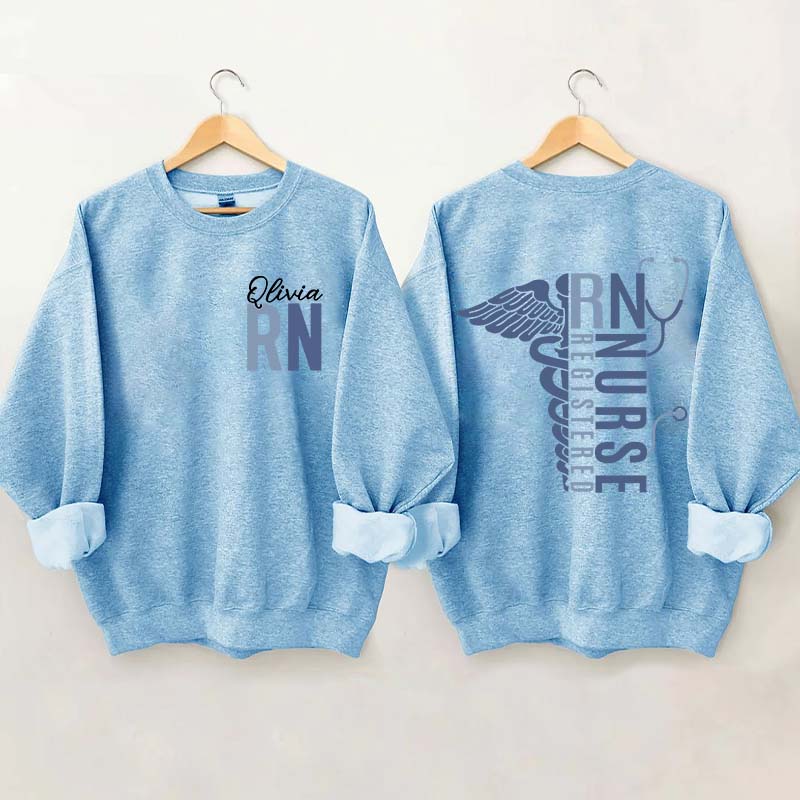 Personalized Registered Nurse Sweatshirt