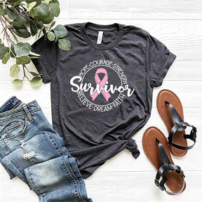 Cancer Survivor Ribbon T-Shirt