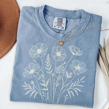 Comfort Color Flowers Lover GIfts T-Shirt