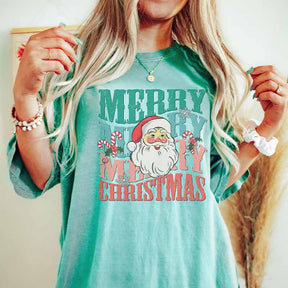 Women's Christmas Vintage Holiday T-Shirt