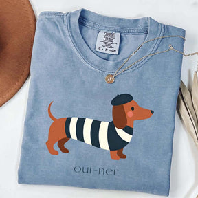 Oui-Ner Sausage Dog T-Shirt