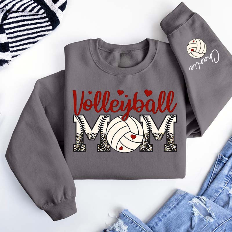 Custom Volleyball Mom Love Sweatshirt